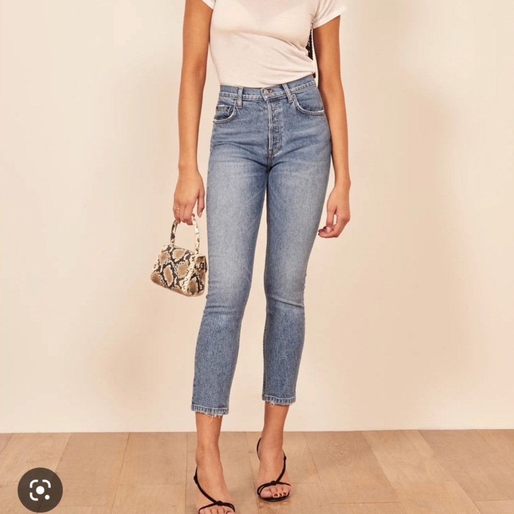 Reformation Serena High Rise Skinny Crop button fly jeans - Like‎ New!